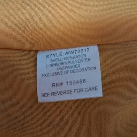 Market & Spruce Yellow Floral Mini Dress Size S - Picture 9 of 17